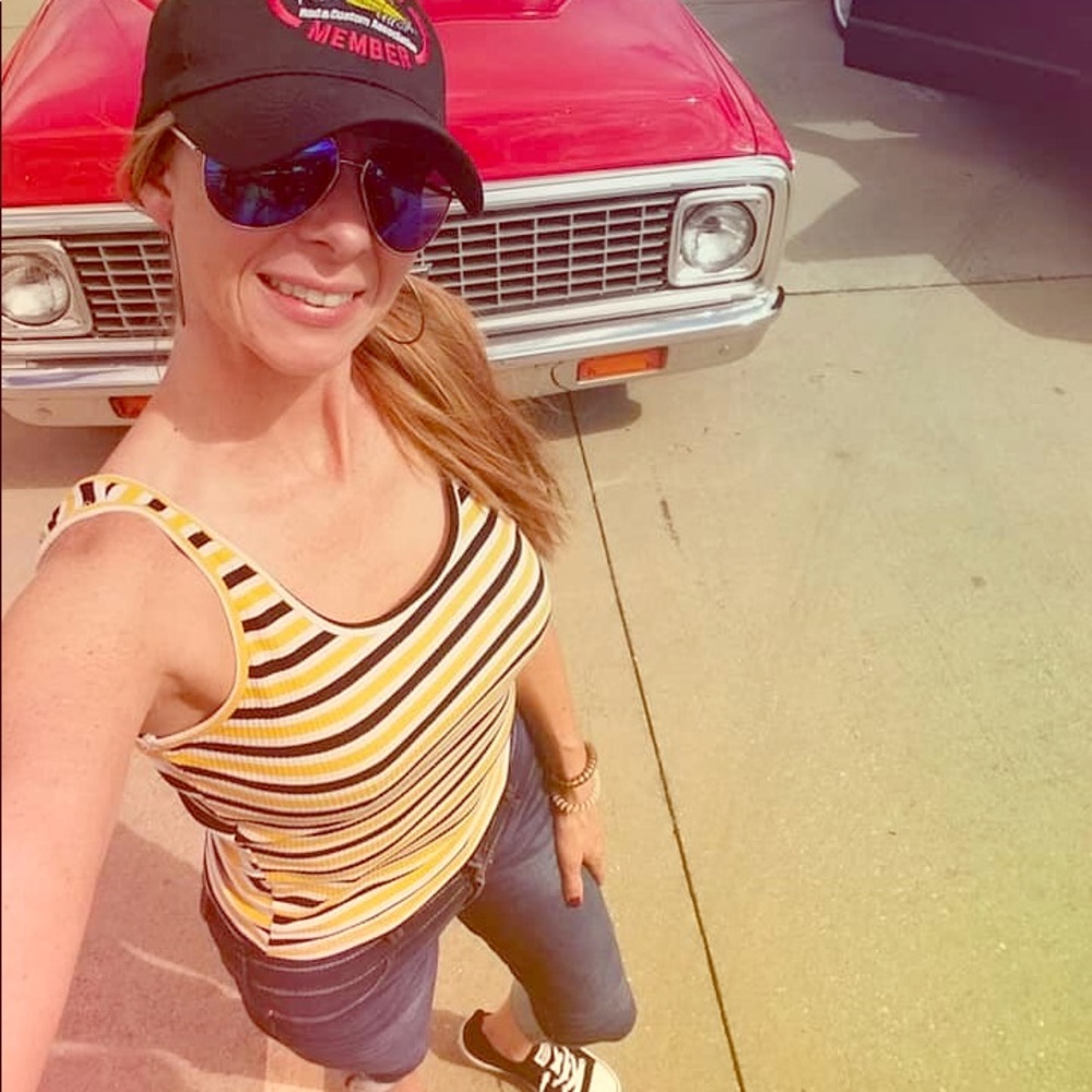 Crop Stripe Tank